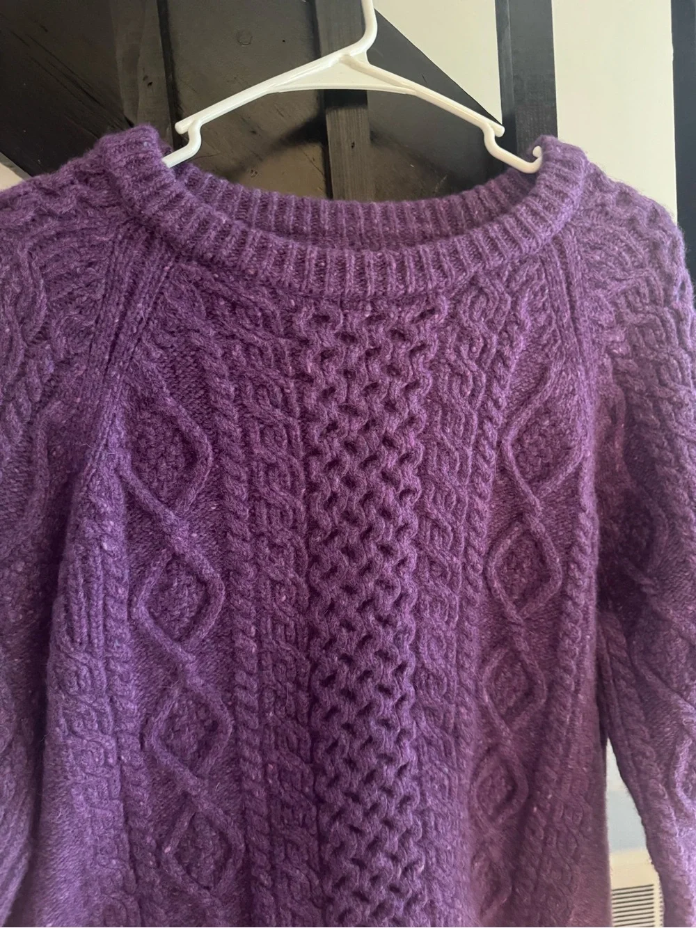 J. Crew textured cable